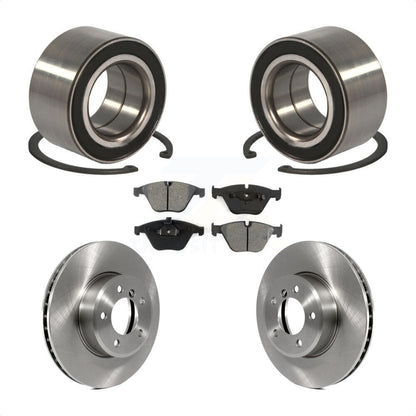 Wheel Bearing Brake Rotor And Pad Front Kit For BMW 530xi 528i xDrive 535i 535xi