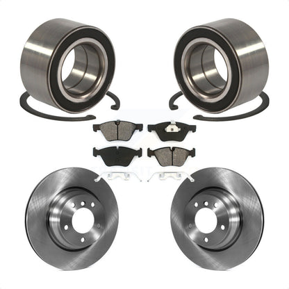 Wheel Bearing Disc Brake Rotors And Pads Front Kit For 2006 BMW 330xi