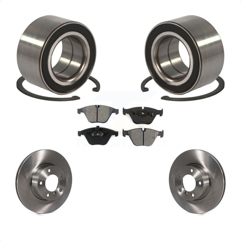 Wheel Bearing Disc Brake Rotors And Pads Front Kit For BMW 328i xDrive 328xi
