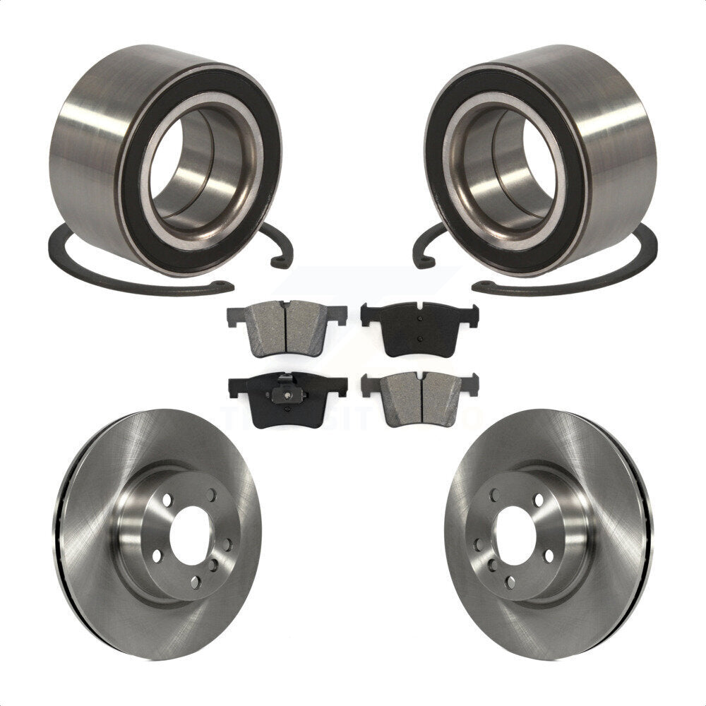 Wheel Bearing Disc Brake Rotors And Pads Front Kit For 2011-2012 BMW X3