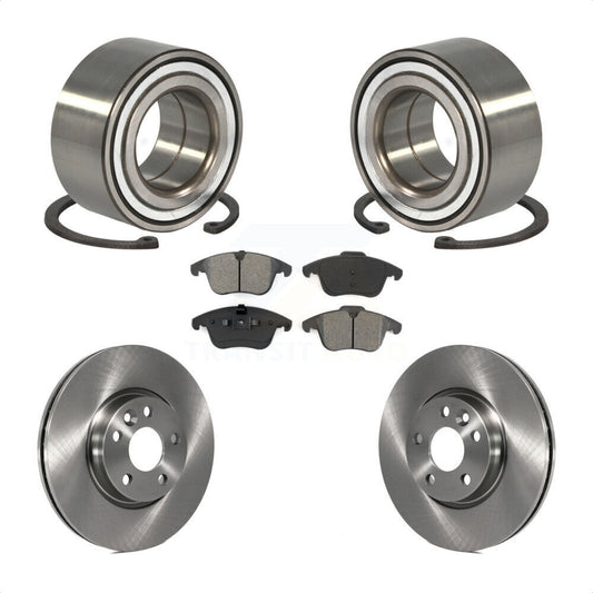 Wheel Bearing Disc Brake Rotors And Pads Front Kit For Land Rover Range Evoque