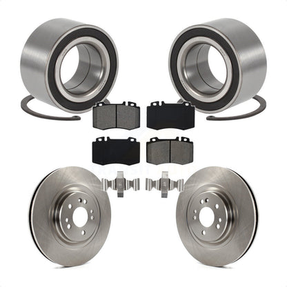 Wheel Bearing Brake Rotor & Pad Front Kit For Mercedes-Benz ML500 ML430 ML55 AMG