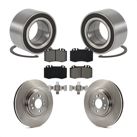 Wheel Bearing Brake Rotor & Pad Front Kit For Mercedes-Benz ML500 ML430 ML55 AMG