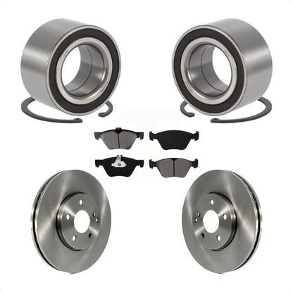 Wheel Bearing Disc Brake Rotors And Pads Front Kit For Mercedes-Benz E350 E320