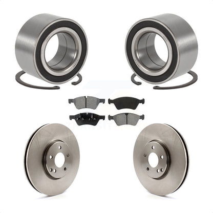 Wheel Bearing Disc Brake Rotors And Pads Front Kit For Mercedes-Benz E550 E500