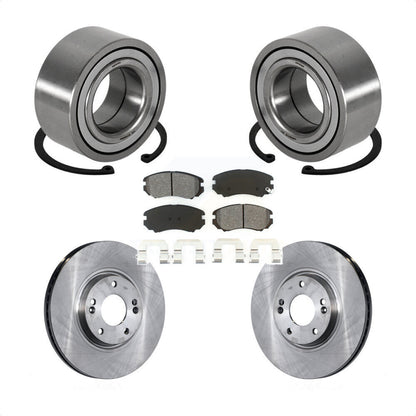 Wheel Bearing Disc Brake Rotors And Pads Front Kit For Hyundai Azera Kia Amanti