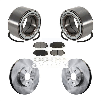 Wheel Bearing Disc Brake Rotors And Pads Front Kit For 2005-2008 Honda Pilot