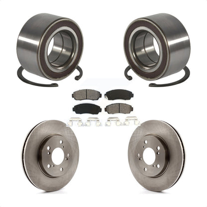 Wheel Bearing Disc Brake Rotors And Pads Front Kit For 2005-2010 Honda Odyssey