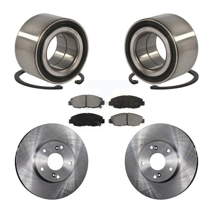 Wheel Bearing Disc Brake Rotor & Pad Front Kit For 2011 Honda Civic GX with 1.8L