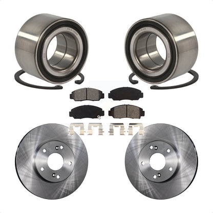 Wheel Bearing Brake Rotor & Pad Front Kit For 2006-2010 Honda Civic GX with 1.8L