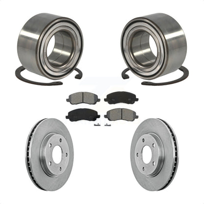 Wheel Bearing Disc Brake Rotor Pad Front Kit For Mitsubishi Lancer Dodge Caliber