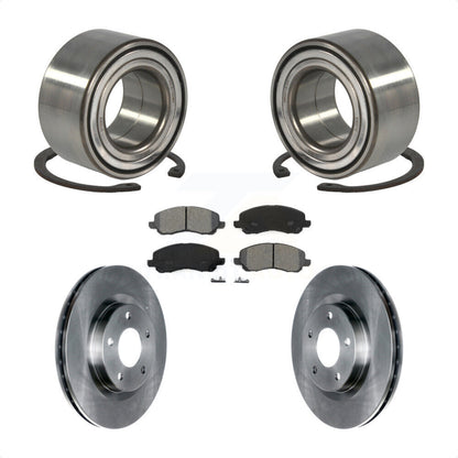 Wheel Bearing Brake Rotor Pad Front Kit For Mitsubishi Jeep Outlander RVR Lancer