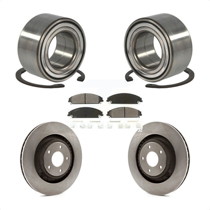 Wheel Bearing Disc Brake Rotor & Pad Front Kit For 2008-2009 Dodge Caliber SRT-4