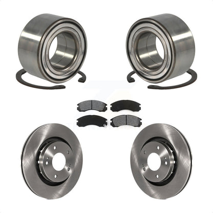 Wheel Bearing Brake Rotor And Pad Front Kit For Mitsubishi Outlander PHEV Lancer