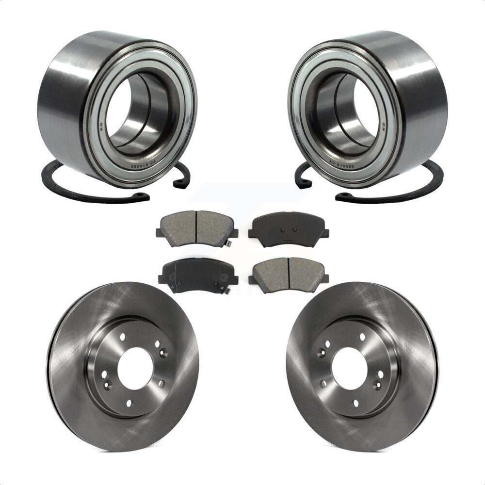 Wheel Bearing Brake Rotor Pads Front Kit For Hyundai Elantra GT Kia Forte Forte5