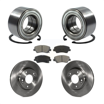 Wheel Bearing Brake Rotor Pads Front Kit For Hyundai Elantra GT Kia Forte Forte5
