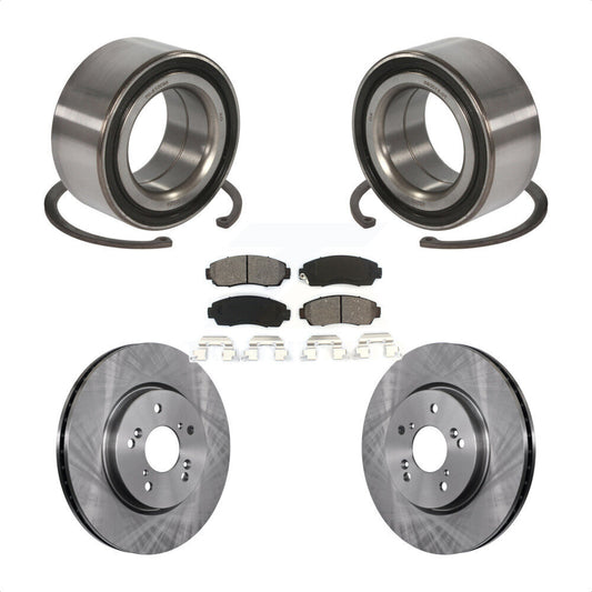 Wheel Bearing Disc Brake Rotors And Pads Front Kit For Honda Accord Crosstour