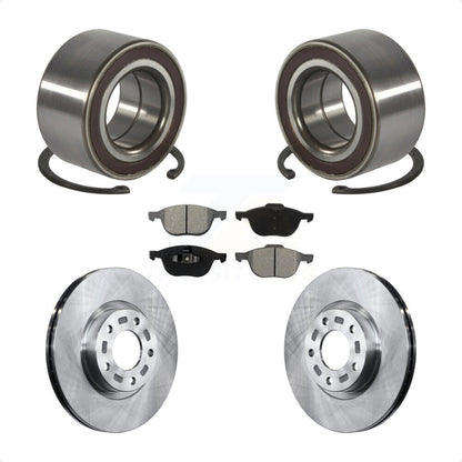 Wheel Bearing Disc Brake Rotors And Pads Front Kit For Mazda 3 5 Sport