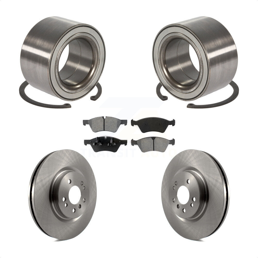 Wheel Bearing Disc Brake Rotor & Pad Front Kit For 2010-2011 Mercedes-Benz ML450