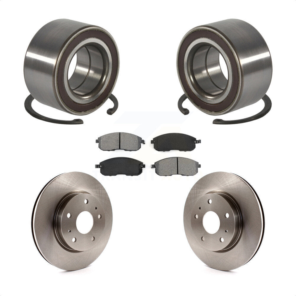 Wheel Bearing Disc Brake Rotors And Pads Front Kit For Suzuki SX4 Crossover
