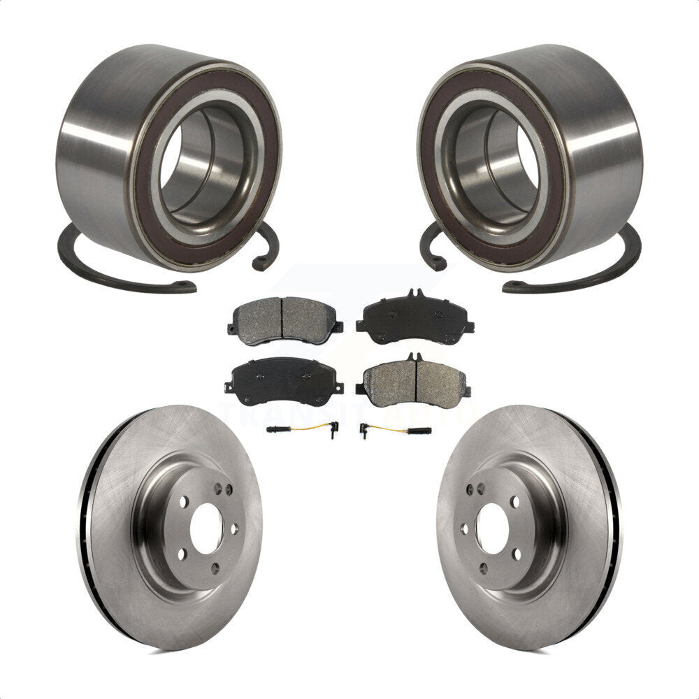 Wheel Bearing Disc Brake Rotor And Pad Front Kit For Mercedes-Benz GLK350 GLK250