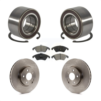 Wheel Bearing Brake Rotor & Pads Front Kit For Mercedes-Benz C300 E350 C350 E400