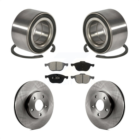 Wheel Bearing Disc Brake Rotors And Pads Front Kit For Ford Focus C-Max