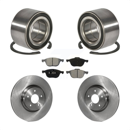 Wheel Bearing Disc Brake Rotors And Pads Front Kit For Ford Transit Connect