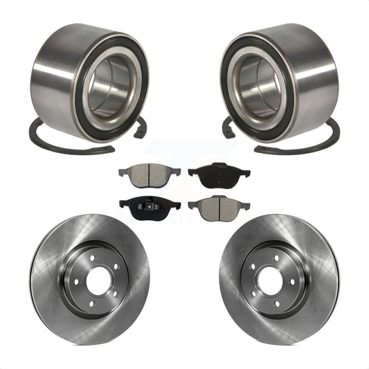 Wheel Bearing Disc Brake Rotors And Pads Front Kit For Ford Escape C-Max