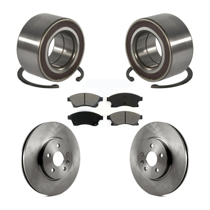 Wheel Bearing Disc Brake Rotor & Pads Front Kit For 2013-2014 Chevrolet Sonic RS