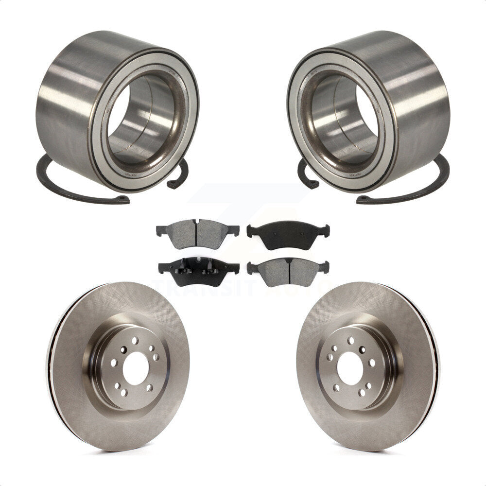 Wheel Bearing Brake Rotor Pad Front Kit For Mercedes-Benz ML350 ML320 R350 ML550