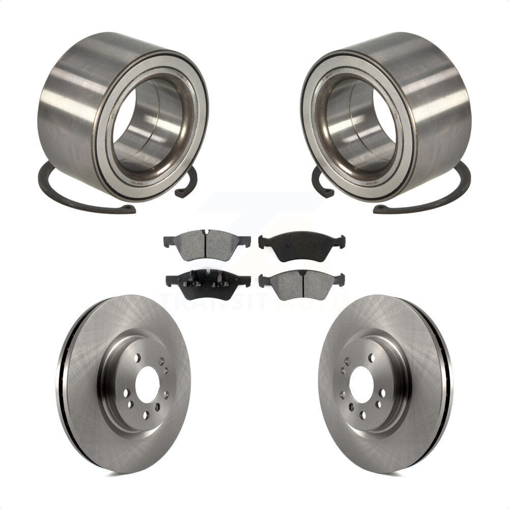 Wheel Bearing Brake Rotor Pad Front Kit For Mercedes-Benz ML350 ML320 R350 ML500