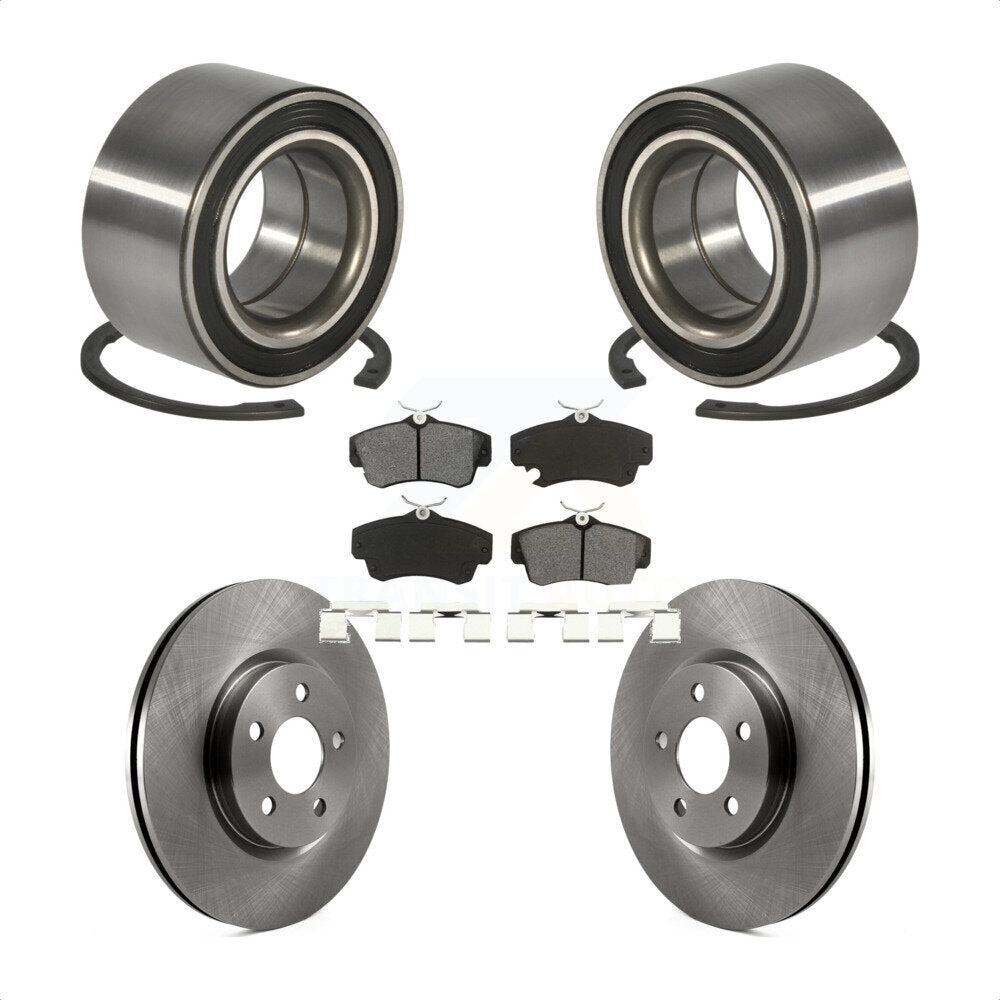 Wheel Bearing Disc Brake Rotors And Pads Front Kit For Chrysler PT Cruiser
