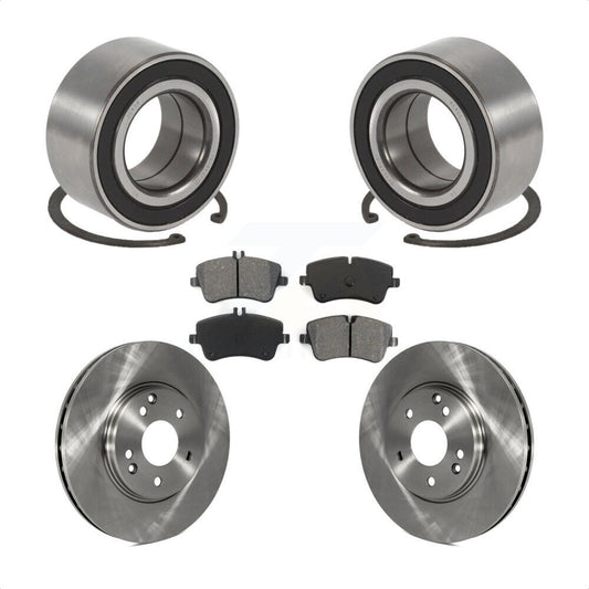 Wheel Bearing Brake Rotor & Pads Front Kit For Mercedes-Benz C280 C240 C320 C350