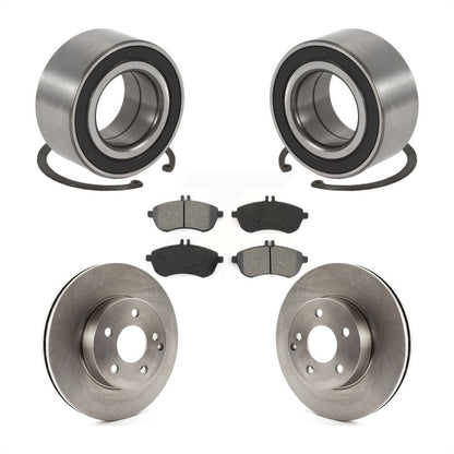 Wheel Bearing Disc Brake Rotors And Pads Front Kit For Mercedes-Benz C250 AWD