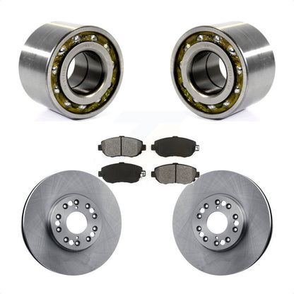 Wheel Bearing Disc Brake Rotors And Pads Front Kit For 2001-2005 Lexus IS300