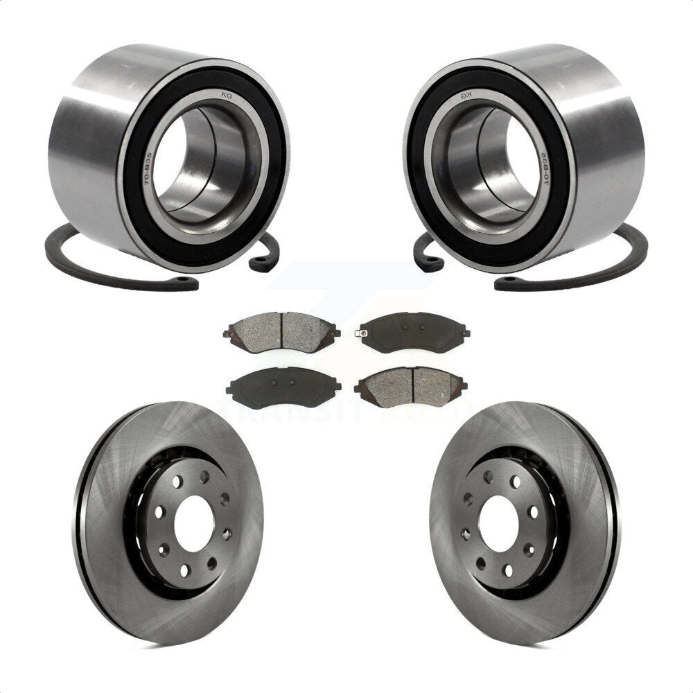 Wheel Bearing Brake Rotor Pad Front Kit For Chevrolet Aveo Pontiac Aveo5 Wave G3