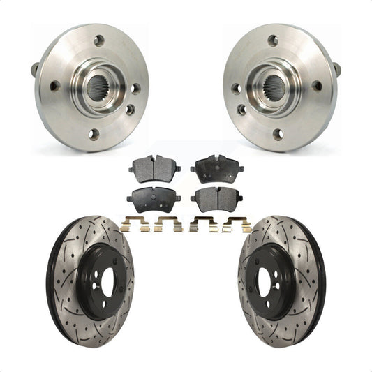 Hub Bearing Assembly Coated Drill Slot Brake Rotor Pad Front Kit For Mini Cooper