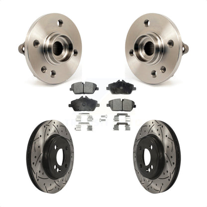 Hub Bearing Assembly Coated Drill Slot Brake Rotor Pad Front Kit For Mini Cooper