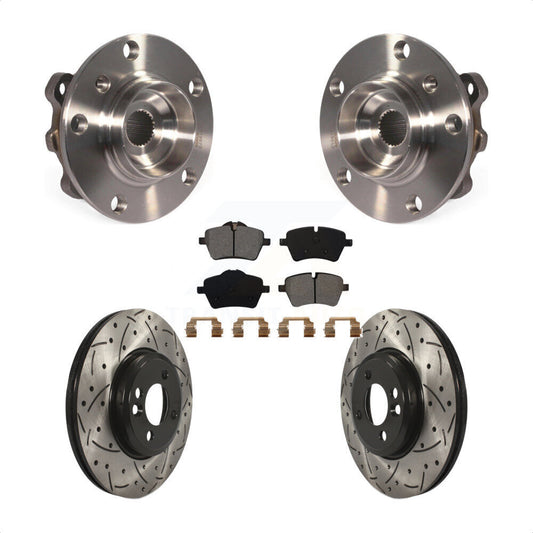 Bearing Assembly Drill Slot Brake Rotor Pad Front Kit For Mini Cooper Countryman