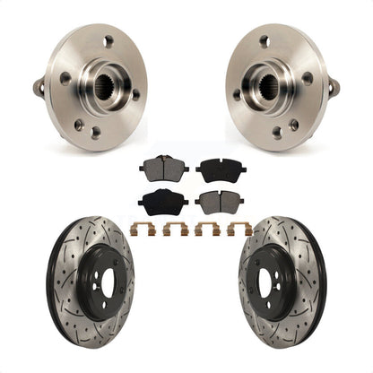Hub Bearing Assembly Coated Drill Slot Brake Rotor Pad Front Kit For Mini Cooper