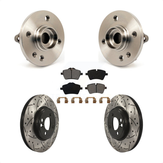 Hub Bearing Assembly Coated Drill Slot Brake Rotor Pad Front Kit For Mini Cooper