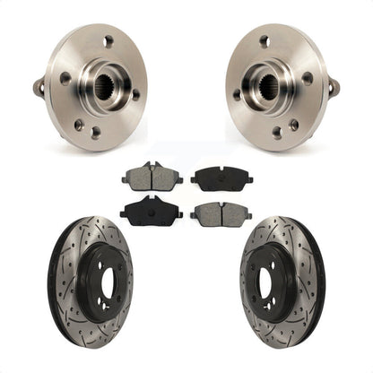 Hub Bearing Assembly Coated Drill Slot Brake Rotor Pad Front Kit For Mini Cooper