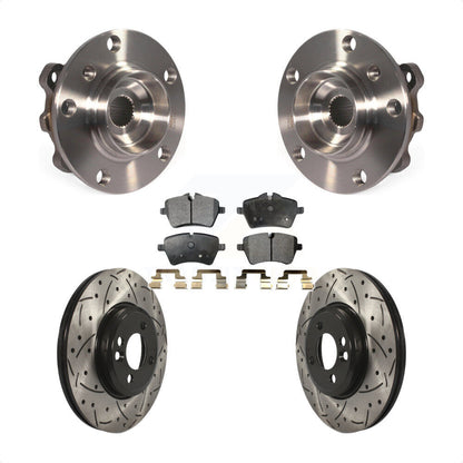 Bearing Assembly Drill Slot Brake Rotor Pad Front Kit For Mini Cooper Countryman