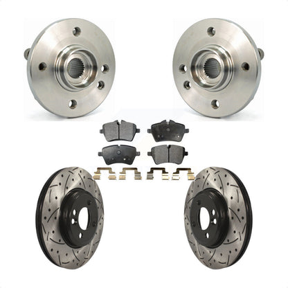 Hub Bearing Assembly Coated Drill Slot Brake Rotor Pad Front Kit For Mini Cooper