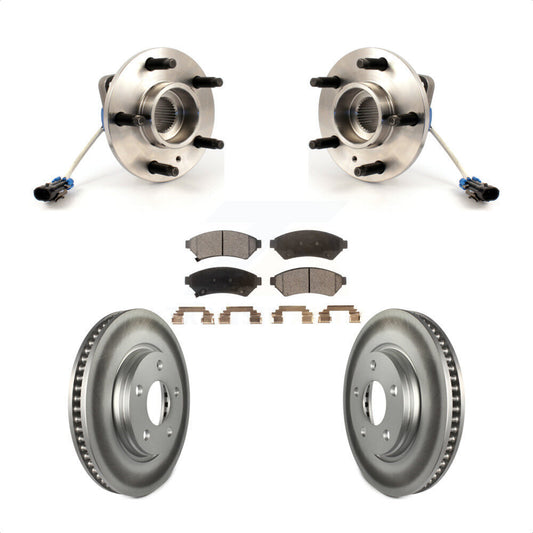 Hub Bearing Coat Brake Rotor Pad Front Kit For Buick Pontiac LaCrosse Grand Prix