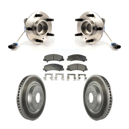 Hub Bearing Coated Brake Rotor Pads Front Kit For Buick Lucerne Chevrolet Impala