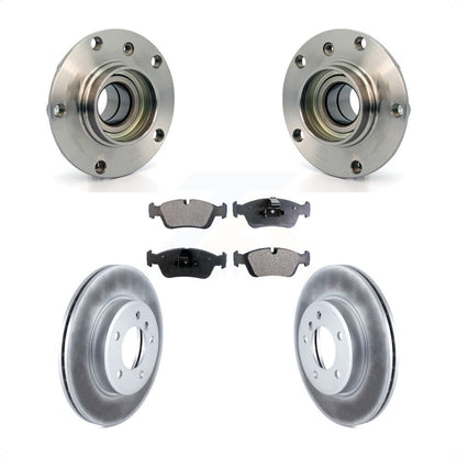Hub Bearing Coated Brake Rotor Pads Front Kit For BMW Z4 325i 325Ci 320i Z3 328i