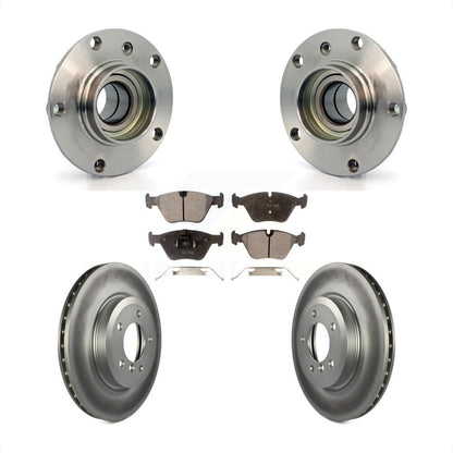 Hub Bearing Assembly Coated Disc Brake Rotor Pad Front Kit For BMW 330Ci Z4 330i