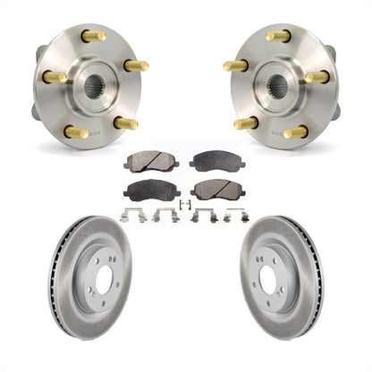 Hub Bearing Coat Brake Rotor Pad Front Kit For 06 Mitsubishi Eclipse To 10 31 05